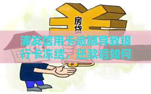 浦发信用卡逾期导致银行卡冻结，还款后如何解冻以及额度变化问题