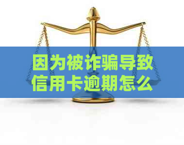 因为被诈骗导致信用卡逾期怎么办？