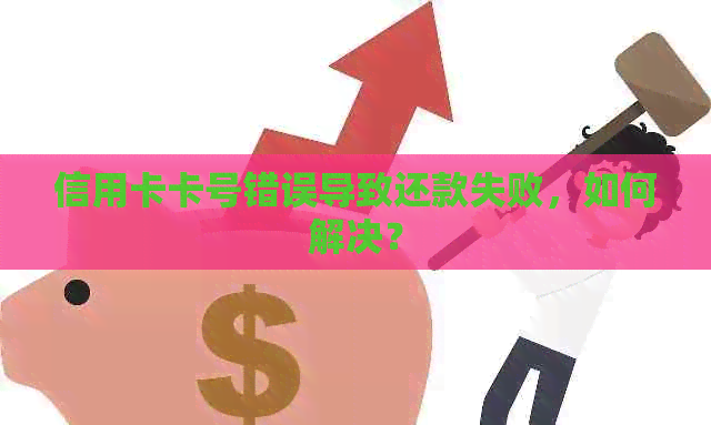 信用卡卡号错误导致还款失败，如何解决？