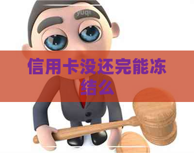 信用卡没还完能冻结么