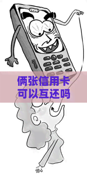 俩张信用卡可以互还吗