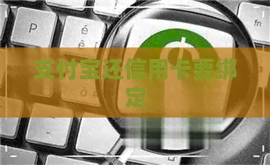 支付宝还信用卡要绑定