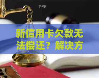 新信用卡欠款无法偿还？解决方案全解析！