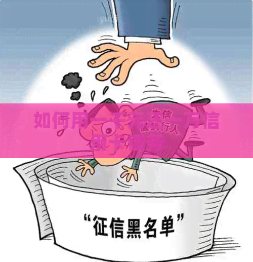 如何用一千元还一万信用卡债务