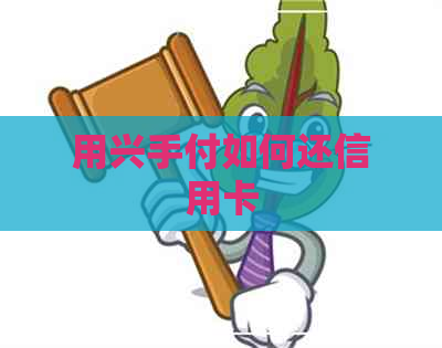 用兴手付如何还信用卡