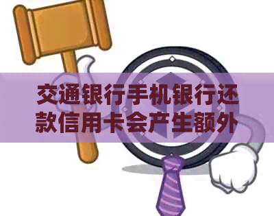 交通银行手机银行还款信用卡会产生额外费用吗？