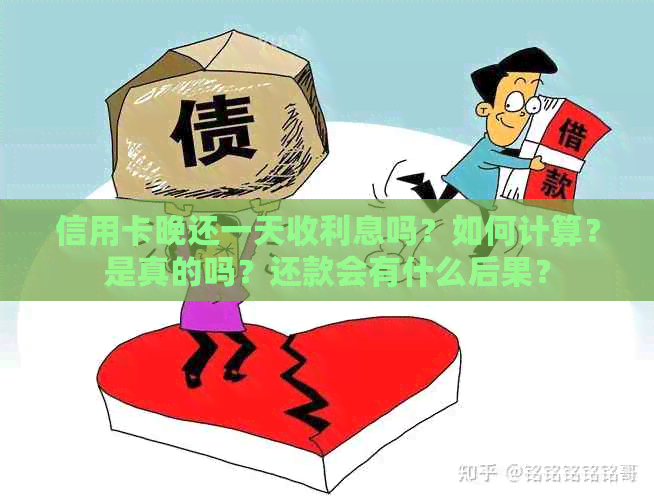 信用卡晚还一天收利息吗？如何计算？是真的吗？还款会有什么后果？