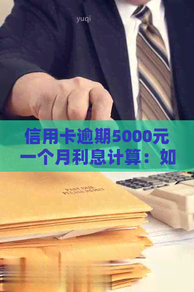 信用卡逾期5000元一个月利息计算：如何避免高额还款费用