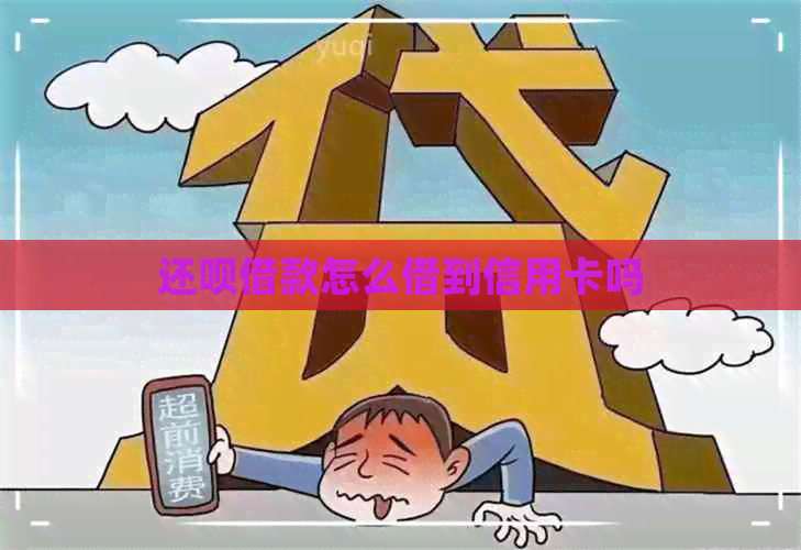 还呗借款怎么借到信用卡吗