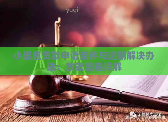 小黑鱼贷款申请条件与逾期解决办法：放款流程详解