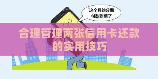 合理管理两张信用卡还款的实用技巧