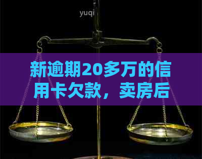 新逾期20多万的信用卡欠款，卖房后还需要继续偿还吗？