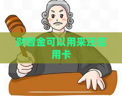 财智金可以用来还信用卡