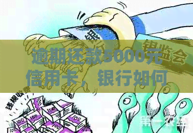 逾期还款5000元信用卡，银行如何处理？