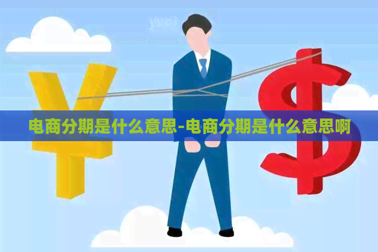 电商分期是什么意思-电商分期是什么意思啊