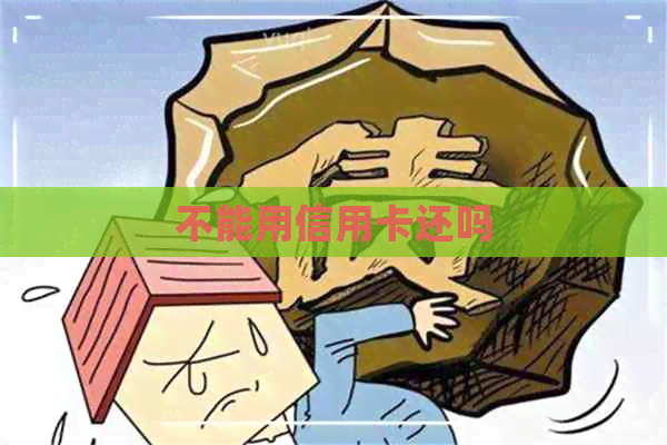 不能用信用卡还吗