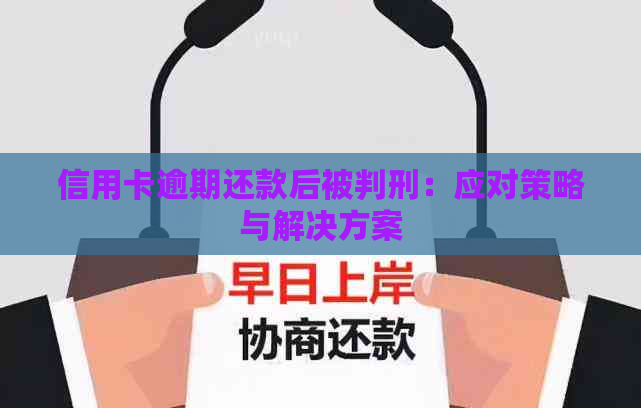 信用卡逾期还款后被判刑：应对策略与解决方案