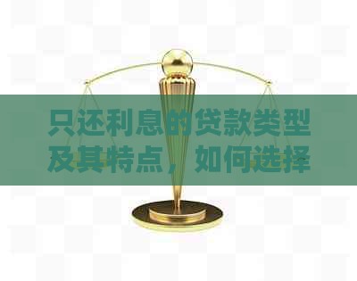 只还利息的贷款类型及其特点，如何选择最适合我的还款方式？