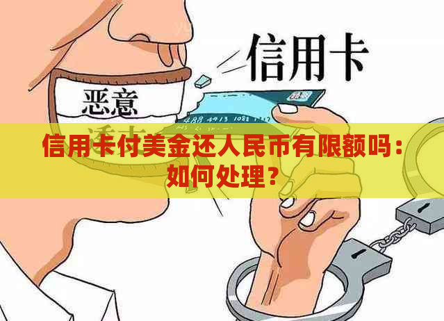 信用卡付美金还人民币有限额吗：如何处理？