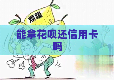 能拿花呗还信用卡吗