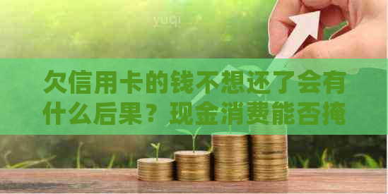 欠信用卡的钱不想还了会有什么后果？现金消费能否掩信用卡债务？