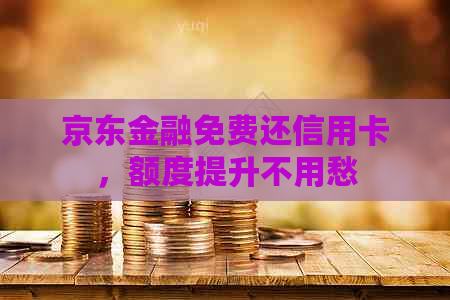 京东金融免费还信用卡，额度提升不用愁