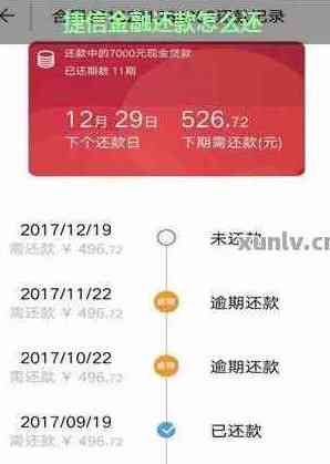 了解捷信还款功能，解决信用卡逾期难题