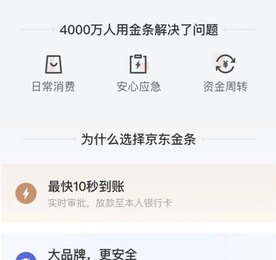 京东金融提供便捷的金条借款服务，助力信用卡还款无忧