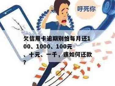 新信用卡逾期五天还款100多元，怎么办？