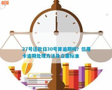 30号还信用卡，如果逾期在2月内还款，应该如何处理？