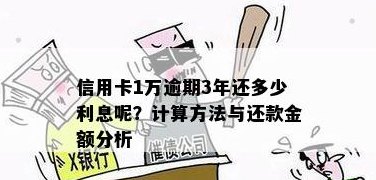 逾期还款知识：1万元信用卡还款利息和手续费计算