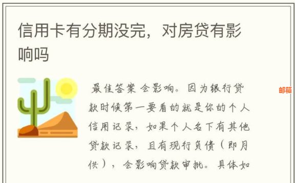 信用卡分期是否对贷款申请产生影响：深度解析房贷与银行卡的关系