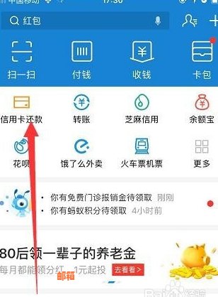 如何使用网页支付宝进行信用卡还款？