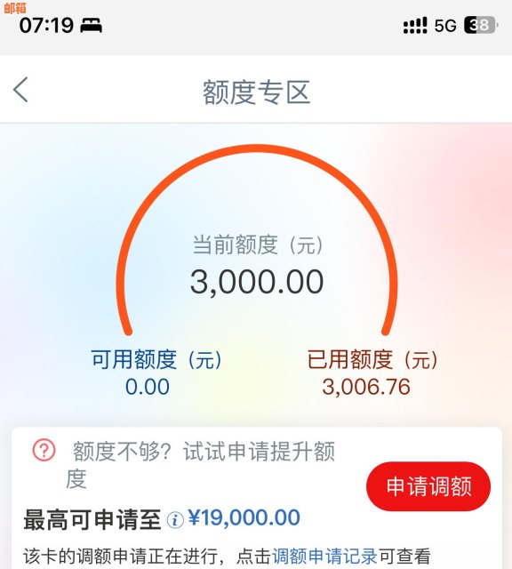 用完还呗信用卡额度被降了