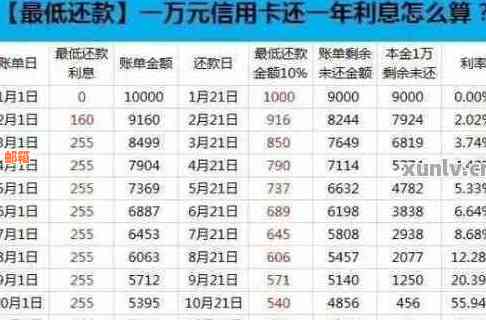 信用卡1万还两万怎么还款最划算