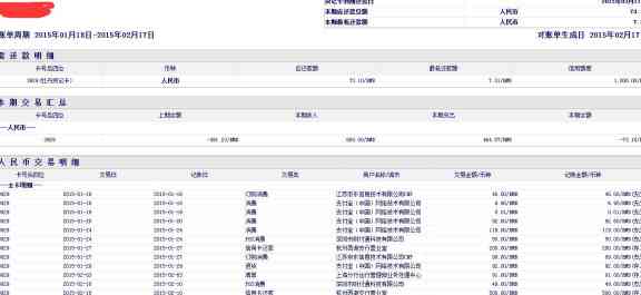 还车贷的信用卡邮箱账单