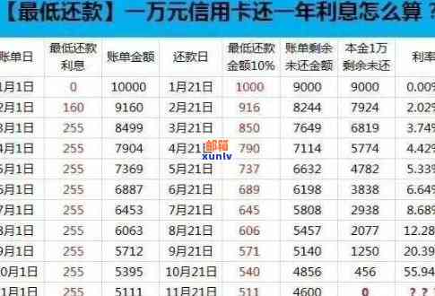 信用卡还款更低额度会产生多少利息？如何避免高额利息费用？
