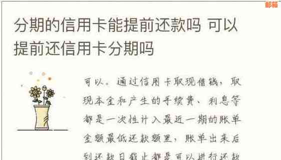 信用卡账单分期还款后提前全额偿还的步骤与注意事项