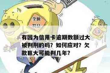 信用卡逾期未还，数额巨大会否被判有期刑三年？法院如何规定并处罚？