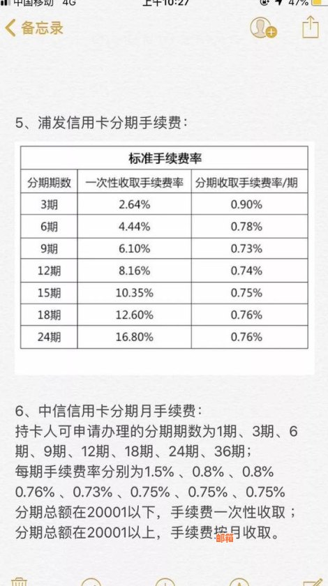 信用卡分期手续费用率0.60%计算，究竟多少利息和手续费用？