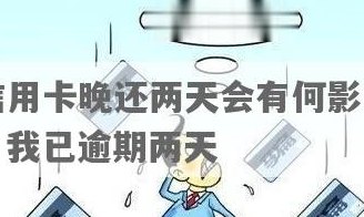 信用卡晚还一两天