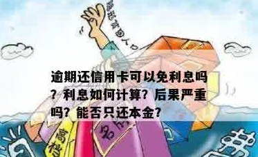 信用卡逾期后如何处理：是否可以停止利息计算并只还本金？