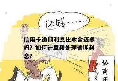 信用卡逾期后如何处理：是否可以停止利息计算并只还本金？