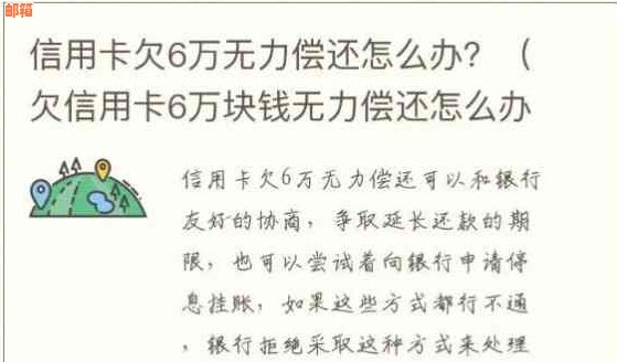 欠信用卡7万怎么还最合理？无力偿还怎么办？